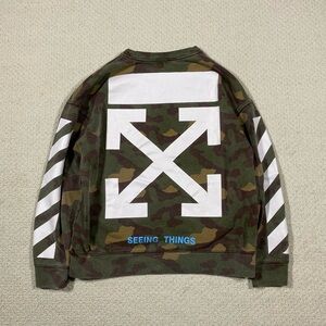 Off-White Camo ‘Seeing Things’ Crewneck